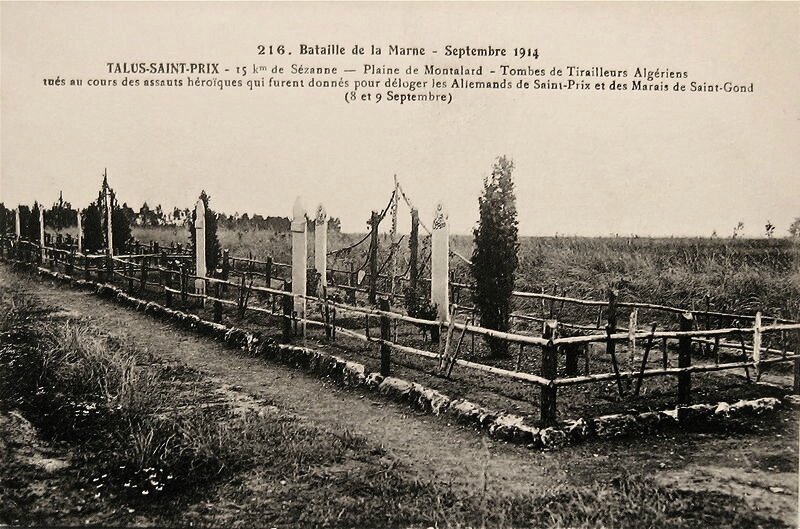 Talus-Saint-Prix tombes tirailleurs algériens