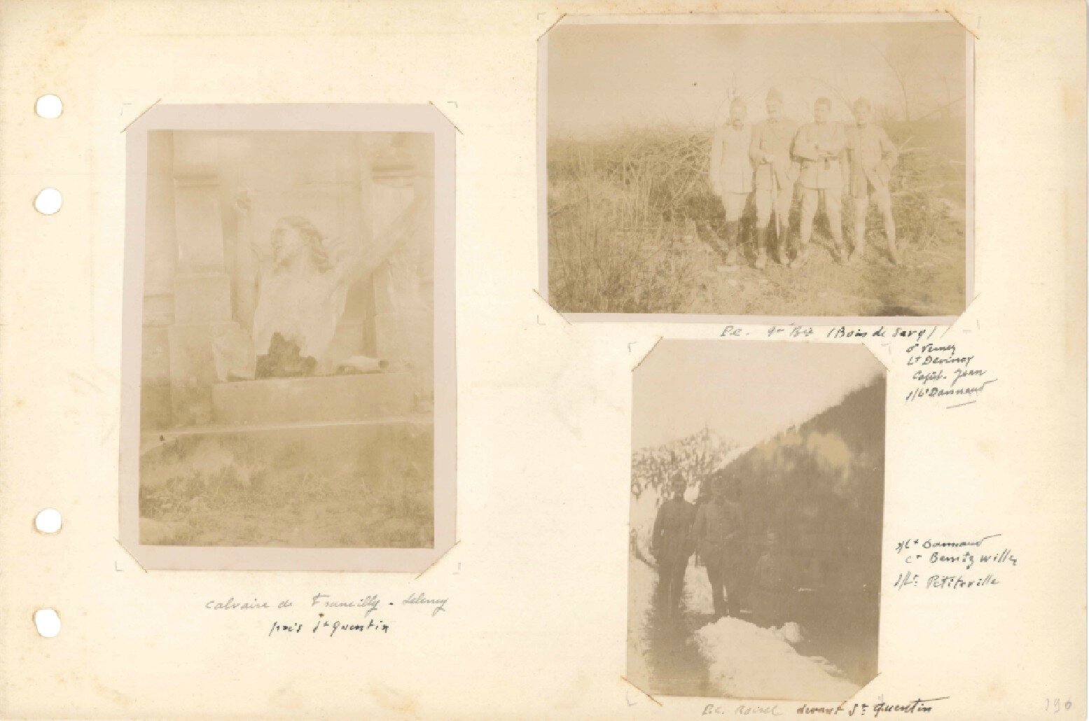 p.190 Secteur de Saint-Quentin (2 septembre 1917- 17 janvier 1918)