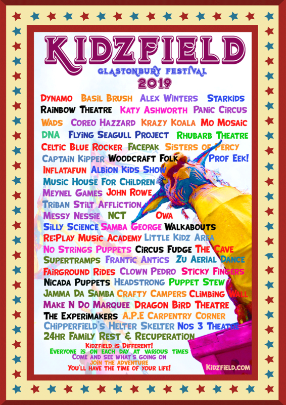 Glastonbury_festival_2019_Kidzfield_line-up_programmation_poster_affiche
