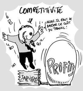 competitivite salaires profits