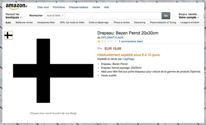 Drapeau Bezen Amazon b