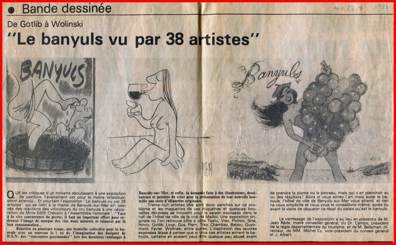 Le Banyuls vu par 38 artistes 1985 3