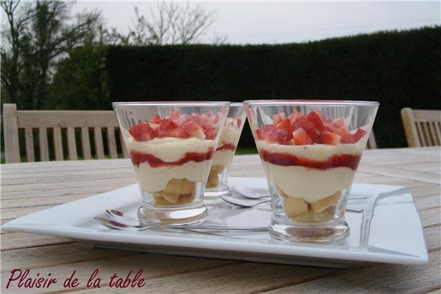 Tiramisu aux fraises... et en verrine!