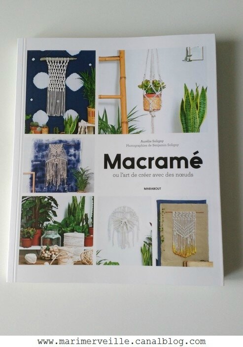 Macramé éditions Marabout - blog Marimerveille