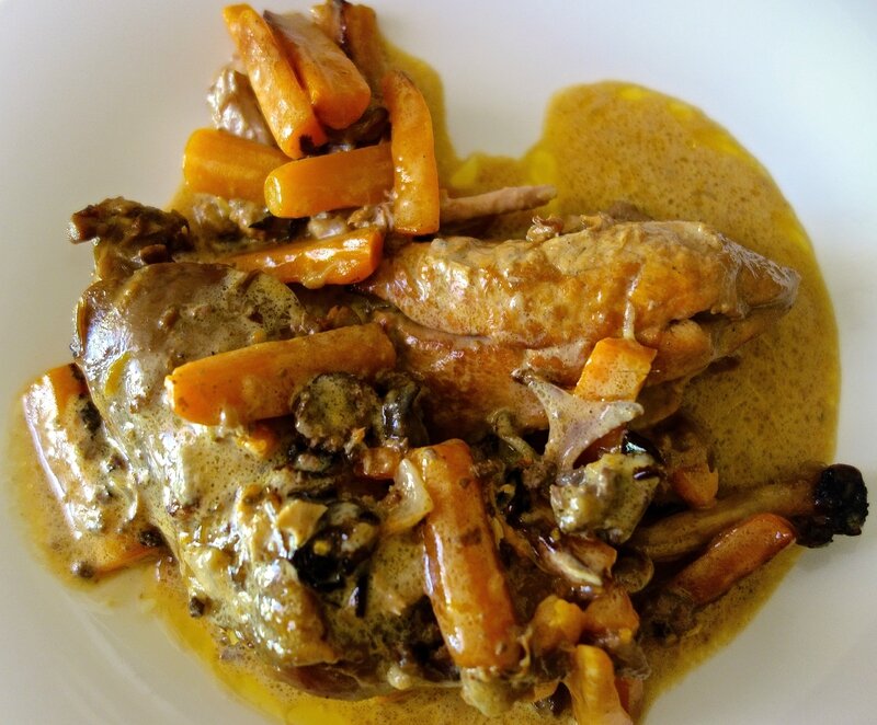 fricassée de pintade au marsala et à la sauge