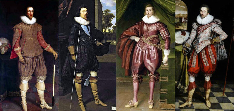 Chausses anglaises, années 1620