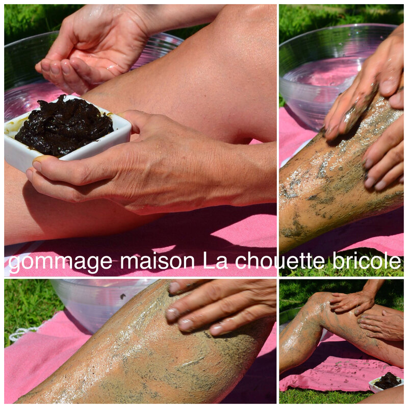 recette gommage maison-la chouette bricole