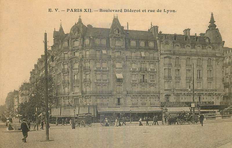 CPA Paris Brasserie Gruber Bd Diderot
