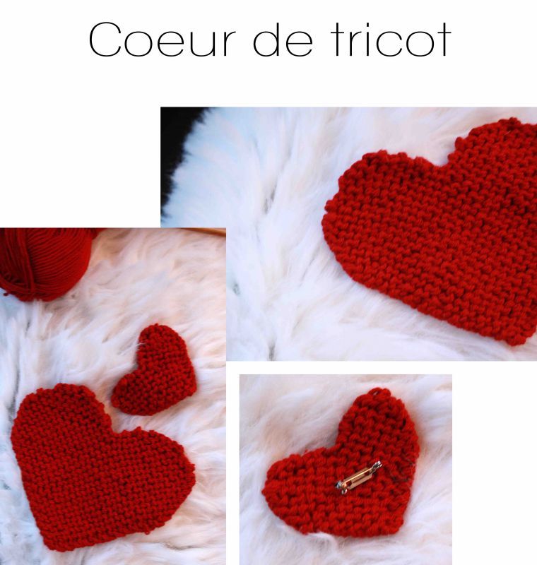 tricoter coeur