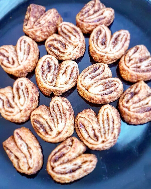 chez cathytutu tous en cuisine cyril lignac palmiers feuilletes cannelle vanille tonka dessert biscuits (6)