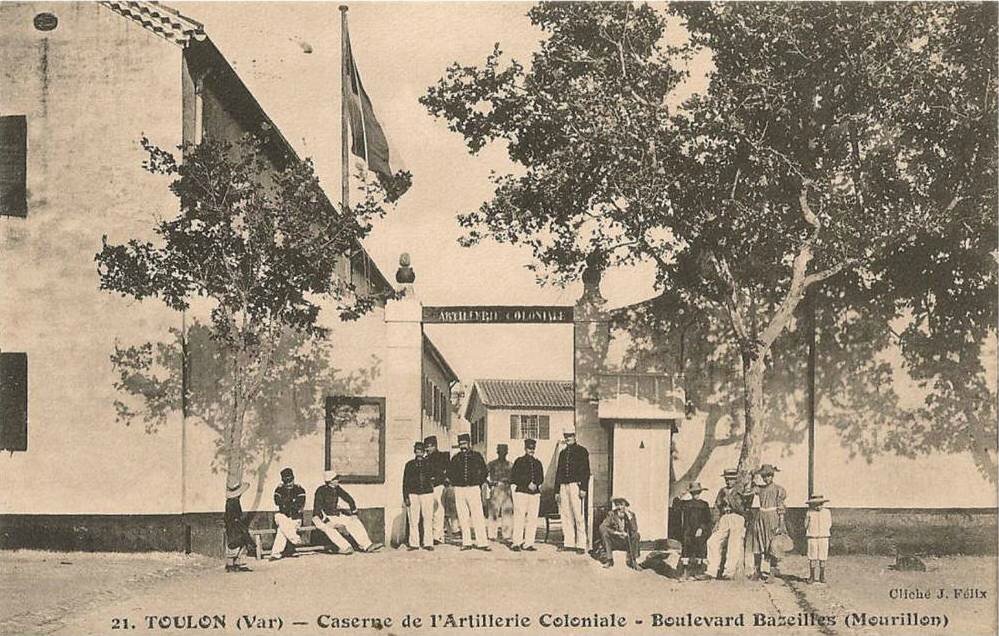 CPA Toulon Caserne de l´Artillerie Coloniale