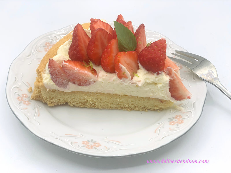 Tarte aux fraises sur sablé breton 5