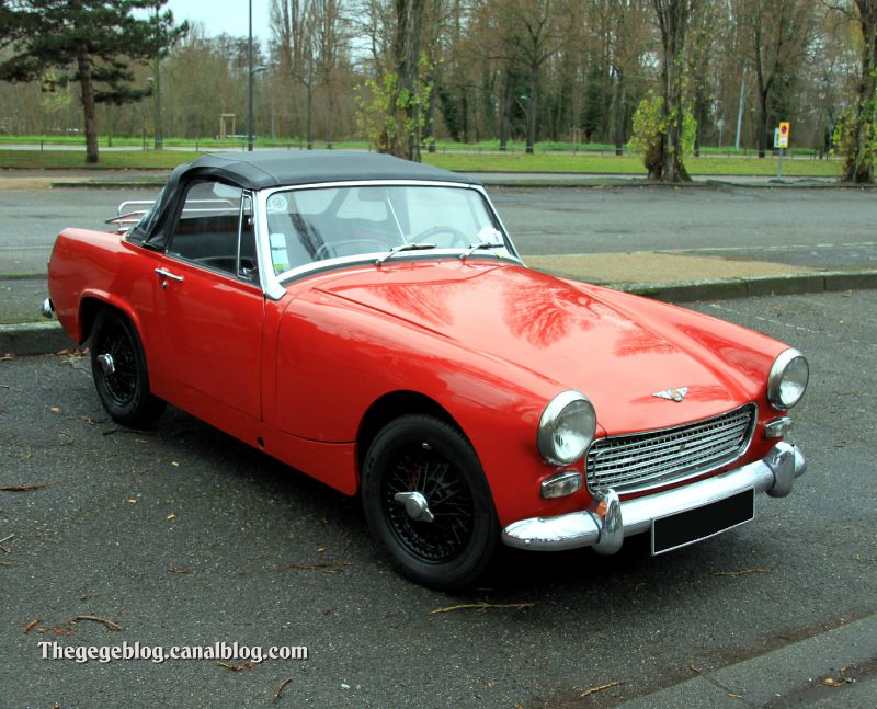 Austin healey sprite MKII roadster (1964-1966)(Retrorencard janvier 2012) 01