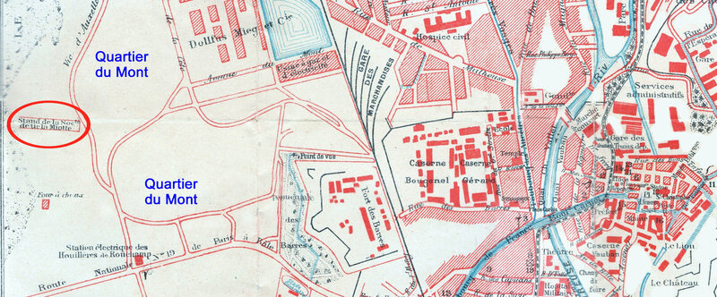 Plan Belfort Quartier du Mont