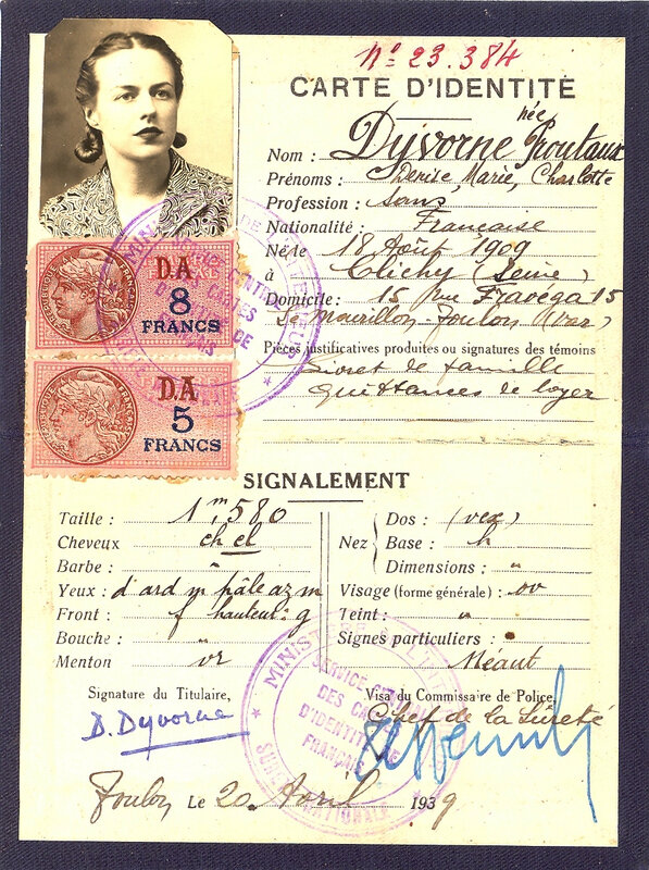 1938 04 20 carte d'identité