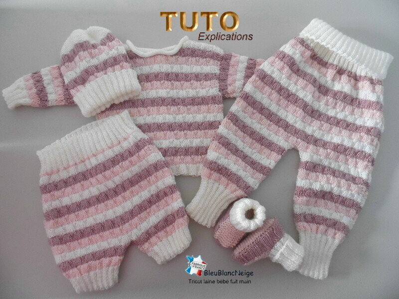 tuto tricot bebe -tu-103-1m-3coul-rose-cali-01