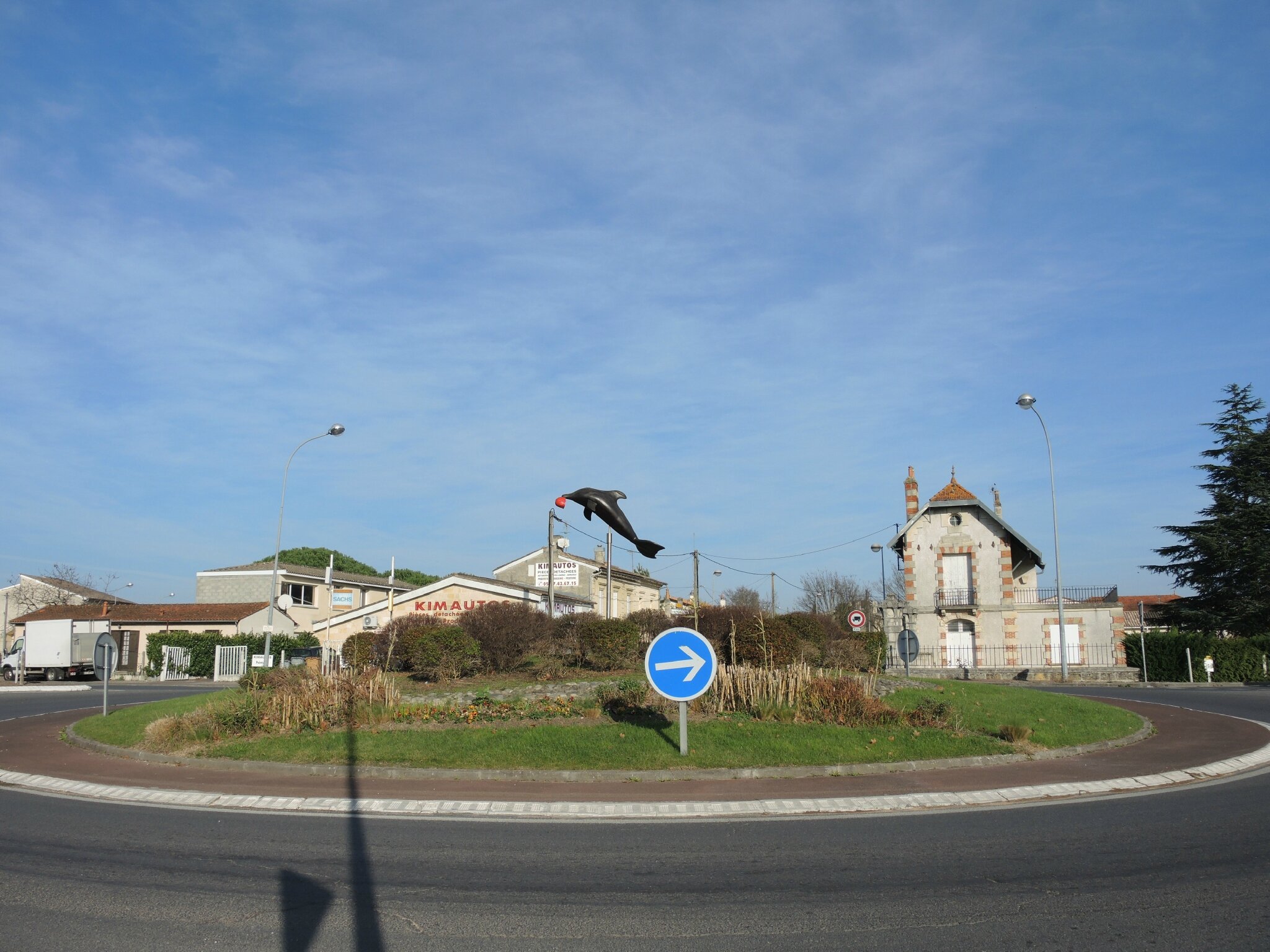 Saint-André-de-Cubzac, rond-point dauphin (33)