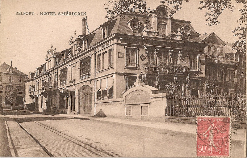 Belfort CPA Rue Pont Neuf n°4 Hôtel Américain (2)