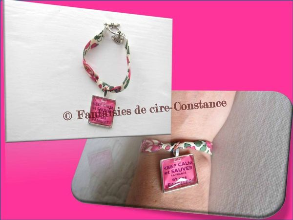 bracelet Keep calm et sauver les familles