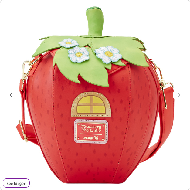 Screenshot 2023-04-18 at 18-29-33 In stock -STRAWBERRY SHORTCAKE STRAWBERRY HOUSE FIGURAL CROSS BODY Loungefly