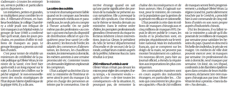 2020 03 22 SO La bataille des masques 2