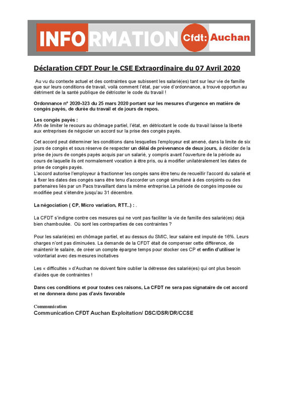 Déclaration CFDT Pour le CSE Extraordinaire du 07 Avril 2020 fin_
