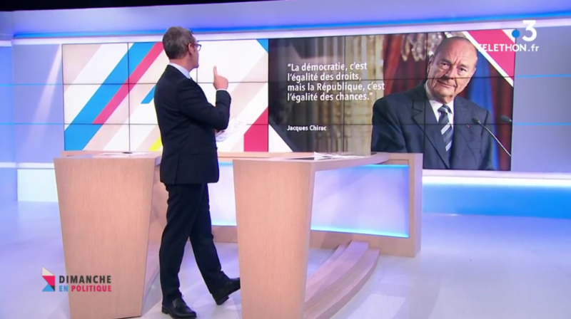 CITATION CHIRAC DIMANCHE EN POLITIQUE MEDIA DIXIT WORLD