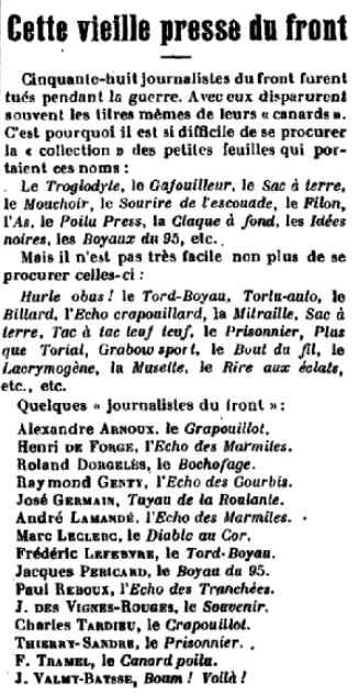 Cette vieille presse du frnt