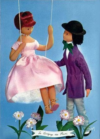 CPM Saint Valentin Poupée Peynet 8