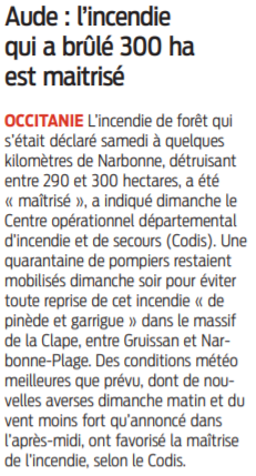 2021 07 05 SO Aude l'incendie qui a brûlé 300 ha est maîtrisé
