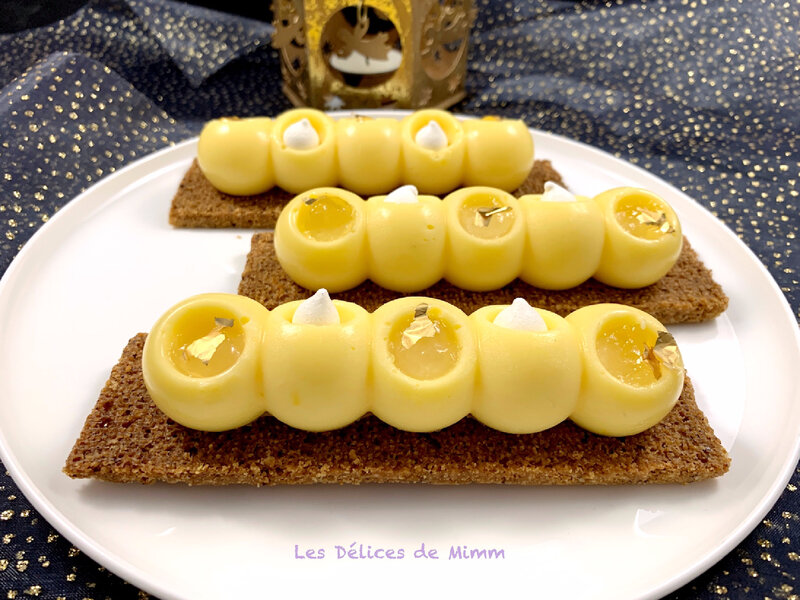 Petites bûches individuelles façon tarte au citron 2
