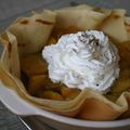 Tarte de <b>crêpes</b> à la mangue 