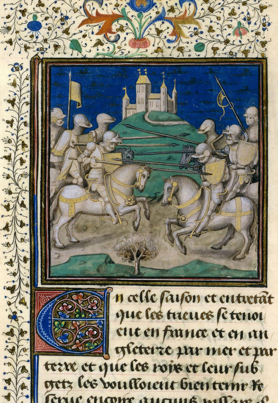 Joute de Saint-Inglever (1390) (Paris, BnF, Français 2648 f69)