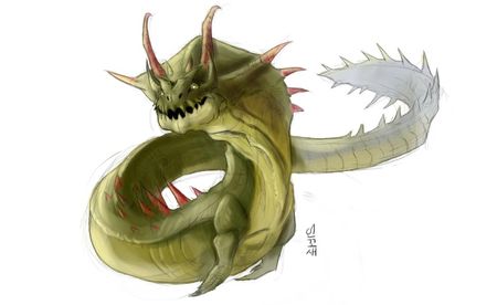 Monster_Hunter_3_Sea_Dragon_by_bleedingcrow