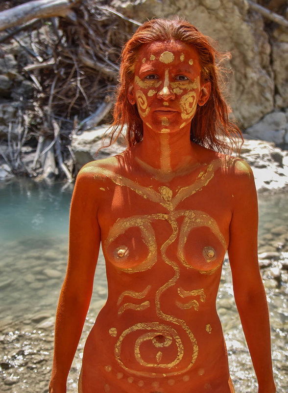 peintures rituelles corporelles Oasis Natcham 3