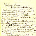 Lettre D’<b>Amrita</b> à Ilona (la bonne des <b>Sher</b>-<b>Gil</b> à Paris), Budapest, 15 janvier 1934