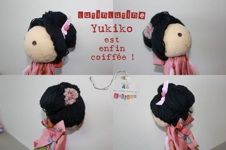 Yukiko est coiffée