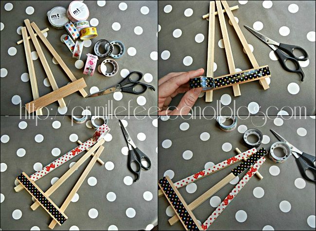 collage diy support tablette