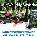 Rencontre mondiale de marche nordique à Helsinki 22 Juillet 2014