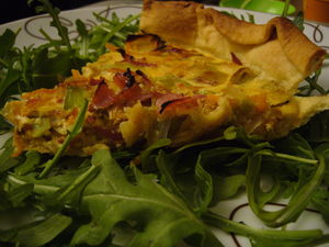 Tarte aux légumes improvisée (5,5 points) recettes Tarte au fromage blanc et spéculoos