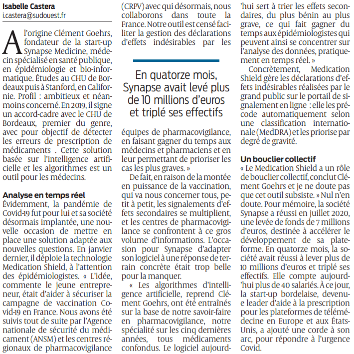 2021 03 09 SO Synapse la société qui trace les effets des vaccins2