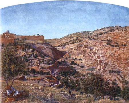 Seddon Thomas Jerusalem et la vallee de Josaphat drepuis la colline du mauvais conseil