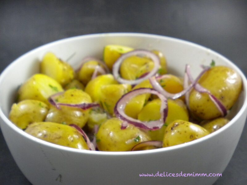 Salade de grenailles à la vinaigrette 3