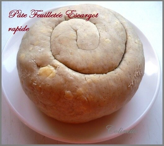 pate feuilletée escargot rapide (gut)