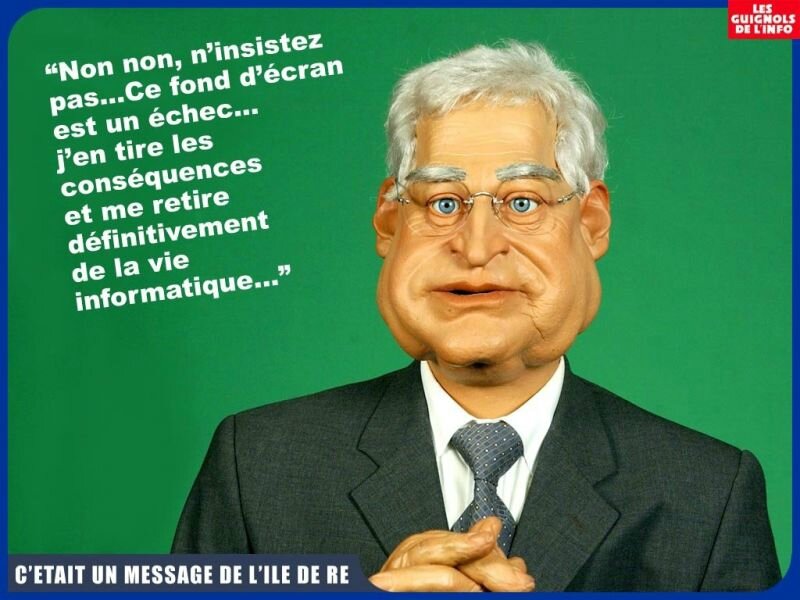 La marionnette des Guignols de Lionel Jospin 