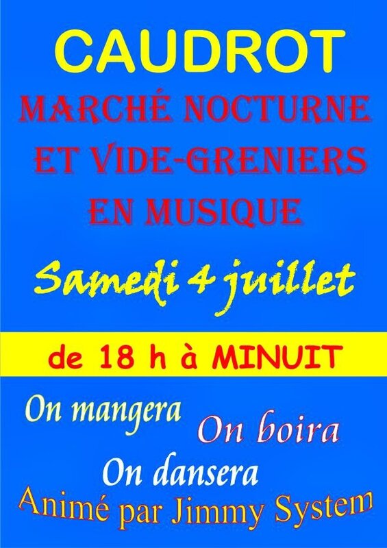 Marché Affiche Marché nocturne 4 juillet 2015