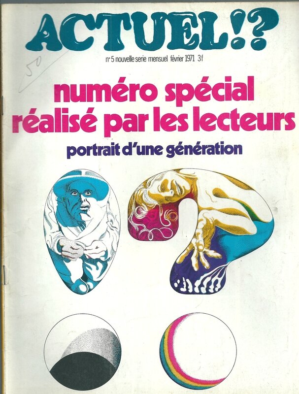 Actuel Mensuel n° 05 Février 1971