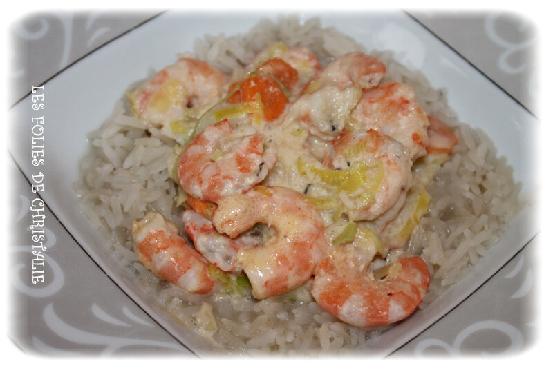 Crevettes à la crème 4