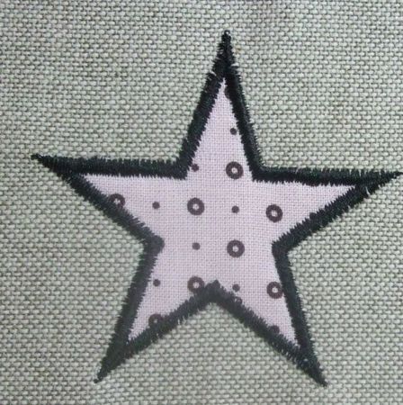 appliqué étoile