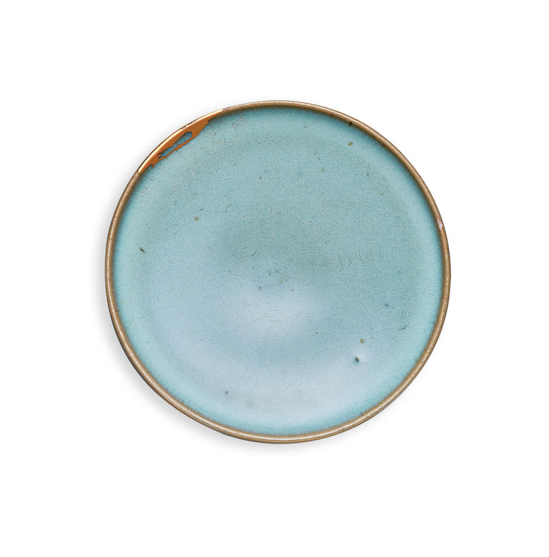 A small Junyao blue-glazed dish, Song Dynasty (960-1279)